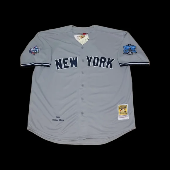 Mariano Rivera Jersey New York Yankees 1998 World Series Throwback Stitc… - Picture 2 of 4